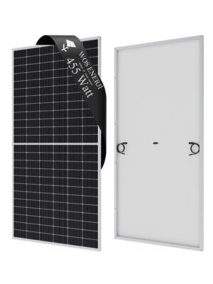 WOS ENERJİ 15'li Palet Güneş Paneli Half Cut 455 Watt Monokristal Perc 144 Hücreli Solar Panel