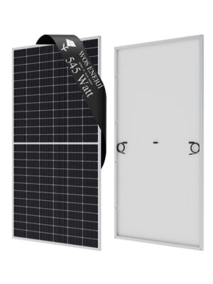 WOS ENERJİ 27'li Palet Güneş Paneli Half Cut 545 Watt Monokristal Perc 144 Hücreli Solar Panel (B Class)